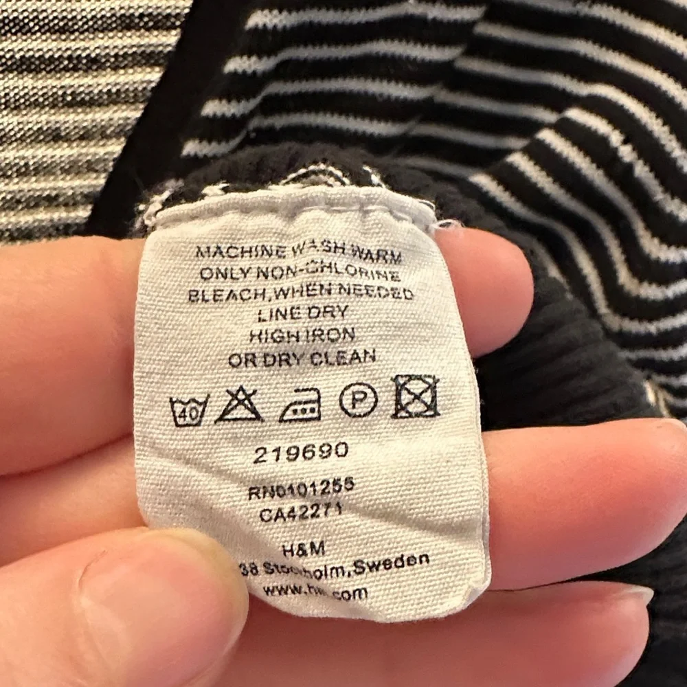 H&M Brown and White Striped Cardigan - Picture 5 of 6